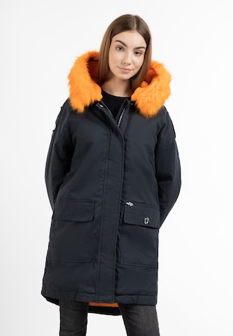 MYMO Winterparka in Blauw: voorkant