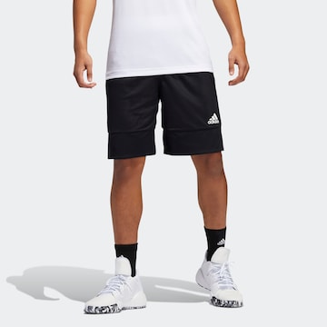 ADIDAS SPORTSWEAR Loosefit Sportbroek '3G Speed' in Zwart: voorkant