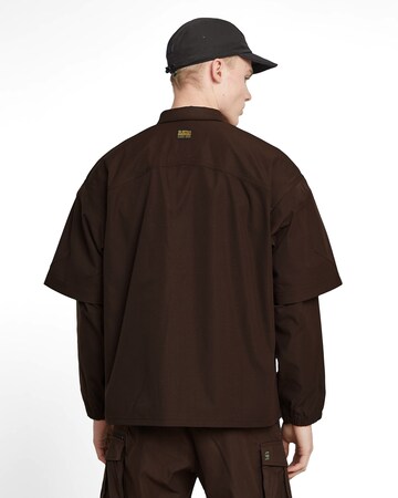 Fit confort Chemise 'Modular' G-STAR en marron
