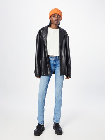 Coupe slim Jean 'SATURN' Pepe Jeans en bleu