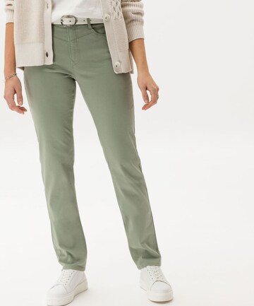 BRAX Regular Jeans 'Carola' in Green: front