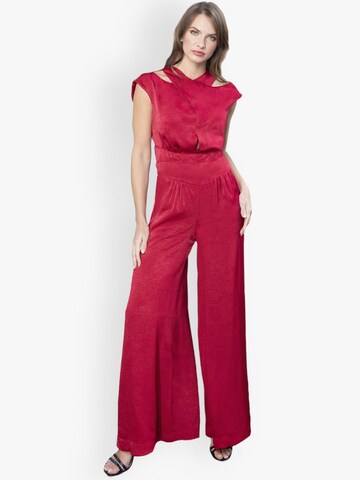 HotSquash Jumpsuit in Rood: voorkant