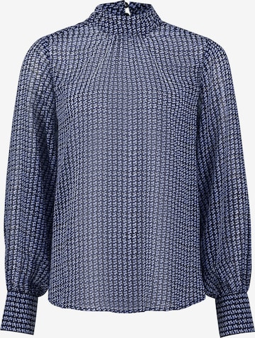 zero Blouse in Blauw: voorkant