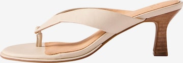 Tongs The Set en blanc : devant