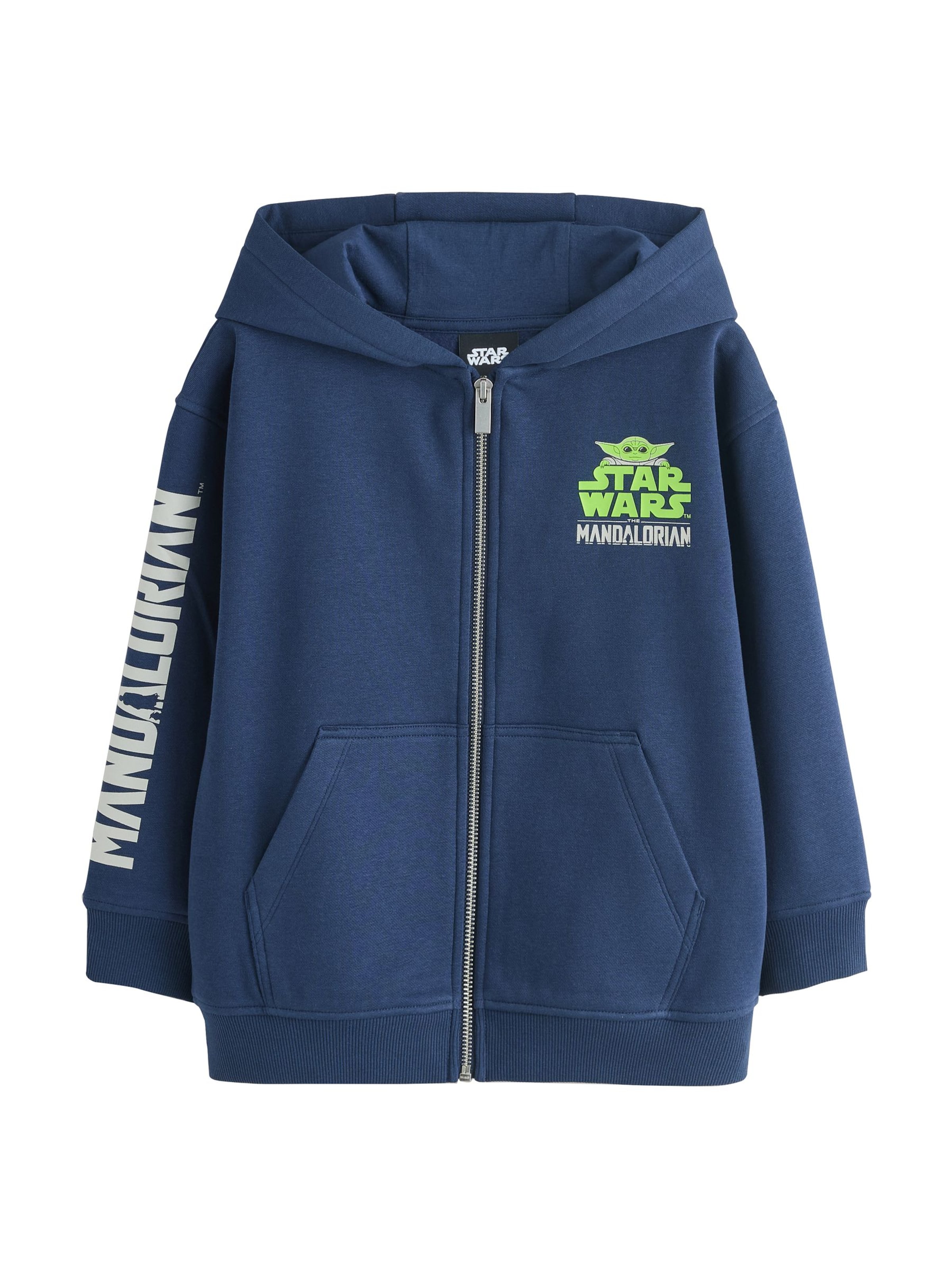 Veste de survêtement 'Mandalorian' Next en bleu : devant