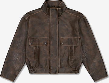 Veste mi-saison 'BROWNIE' Le Temps Des Cerises en marron : devant
