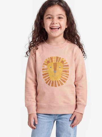MelaDi Sveter 'Kinder Sweater aus Biobaumwolle - Löwe' - Béžová