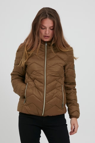 Fransa Between-Season Jacket 'FRBAPADDING' in Brown: front