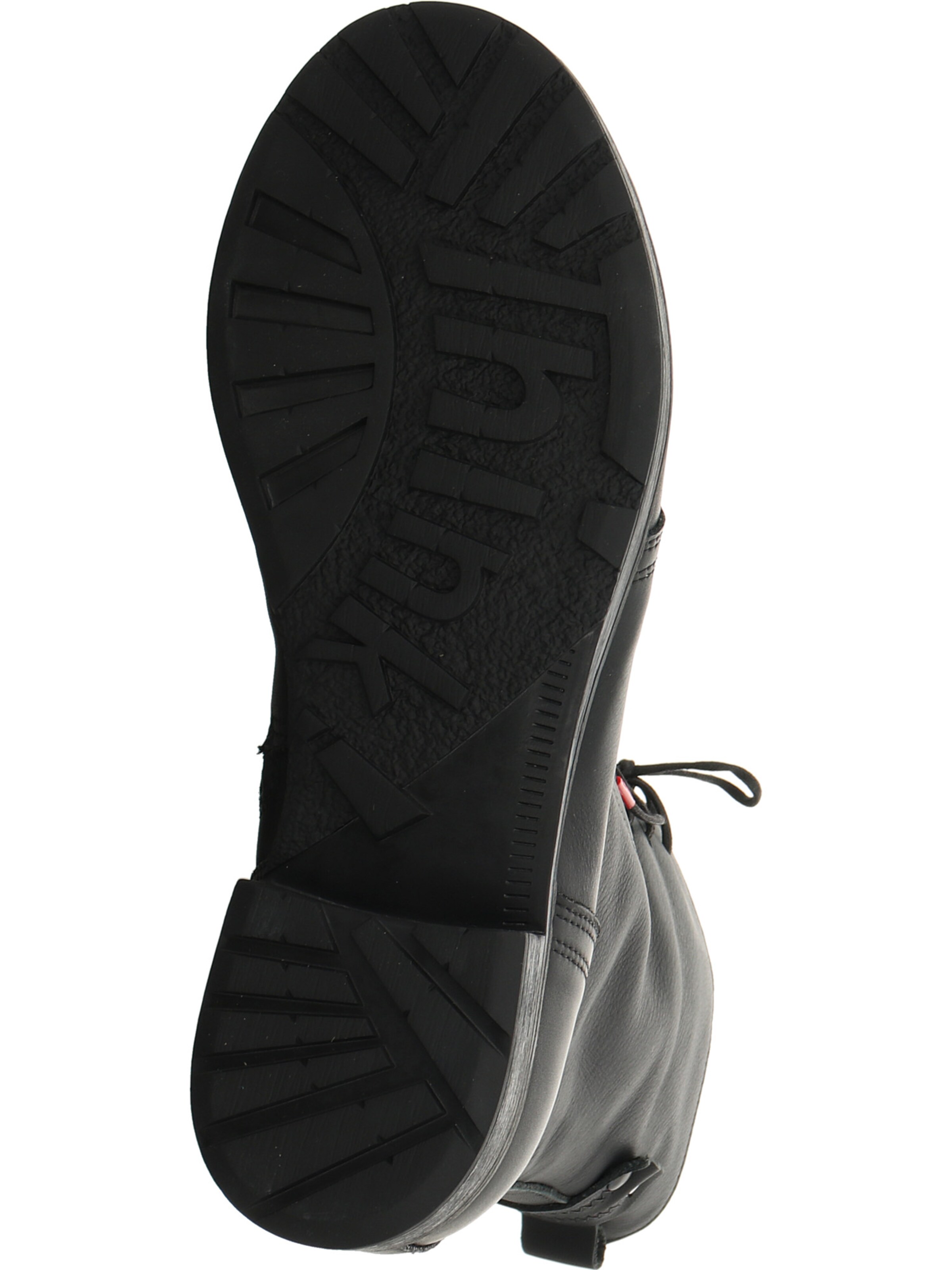 THINK! Schnürstiefelette 'Denk!' in Schwarz