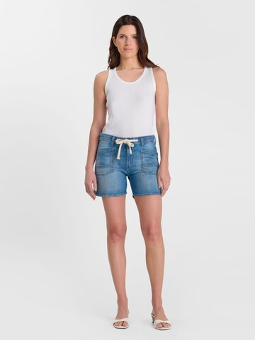Le Temps Des Cerises Regular Jeans in Blauw