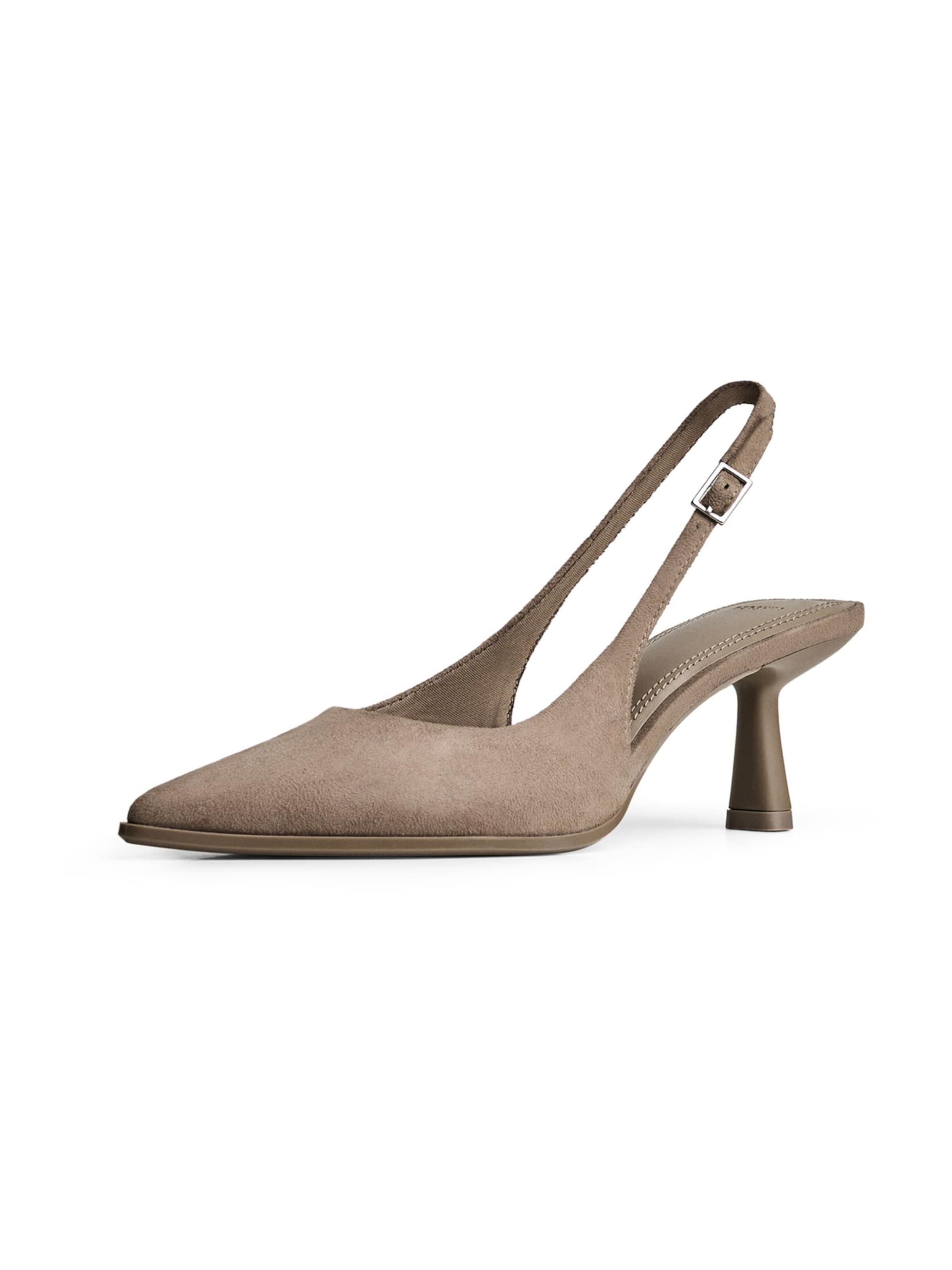 Bershka Sling körömcipők - szürke: elől