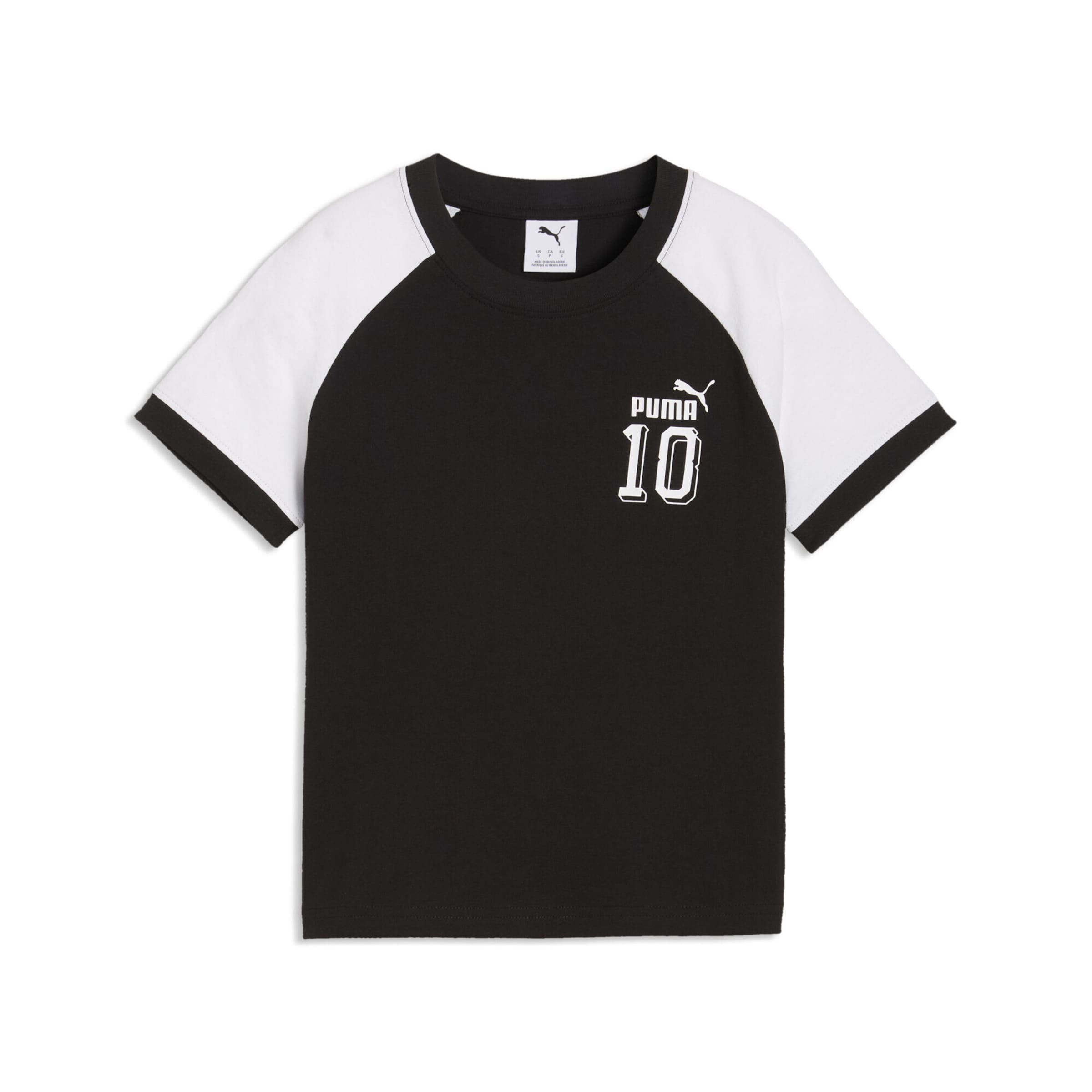 PUMA Shirt 'Future.Archive' in de kleur Zwart / Wit, Productweergave