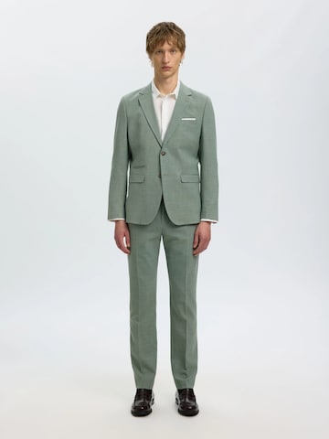 Slimfit Pantaloni '16087871' di SELECTED in verde