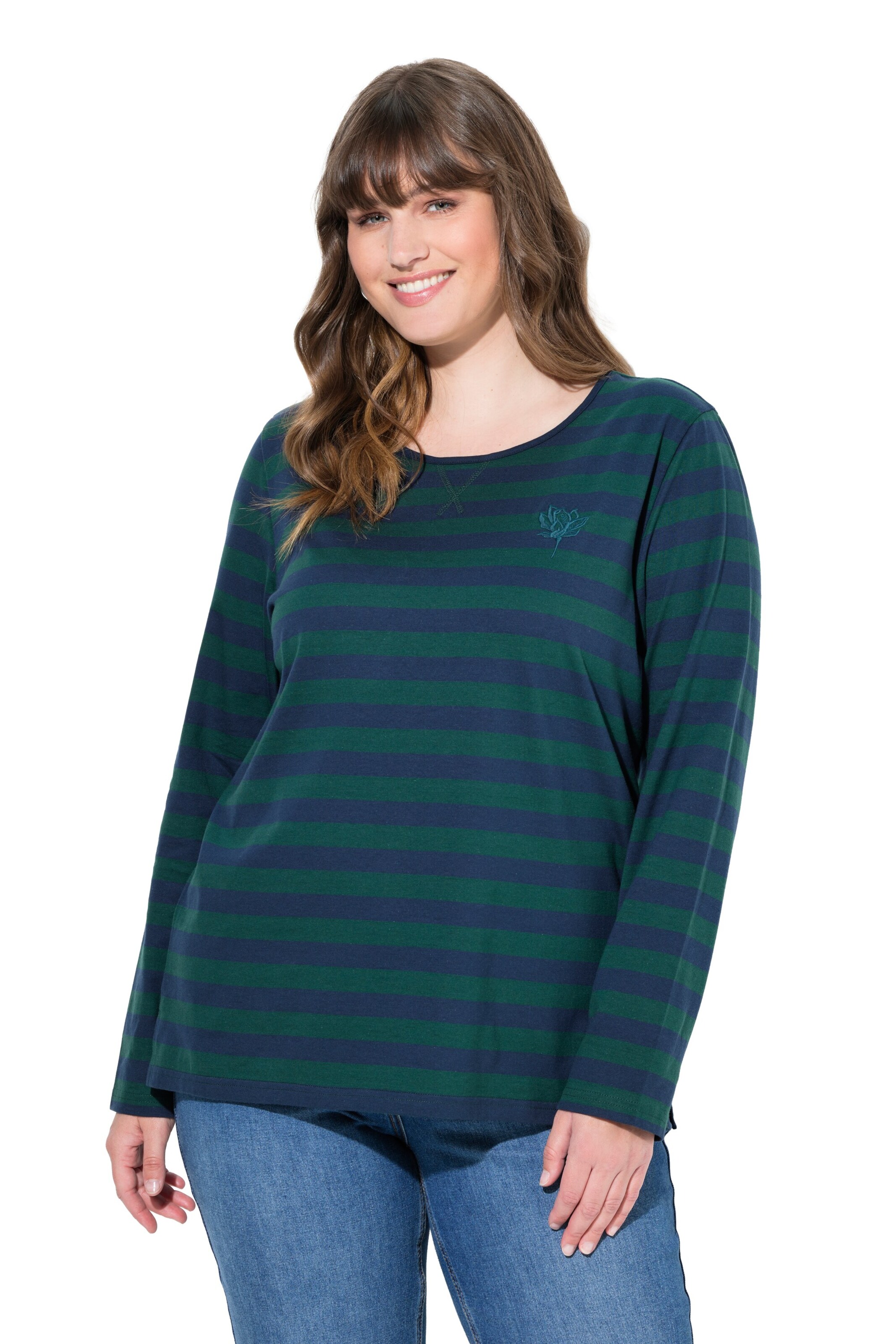 Ulla Popken Shirt in Green: front