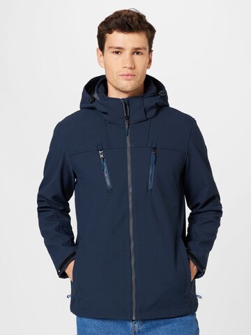 KILLTEC Outdoor jacket in Blue: front