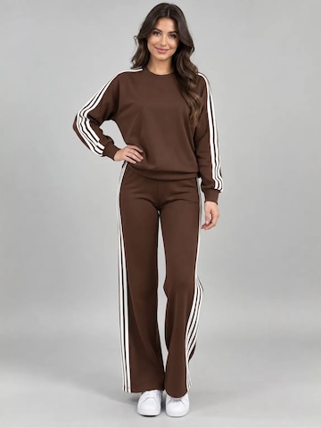Lady Bersan Leisure suit 'Zweiteiliges Set' in Brown: front