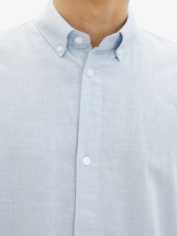 TOM TAILOR DENIM Regular fit Button Up Shirt in Blue