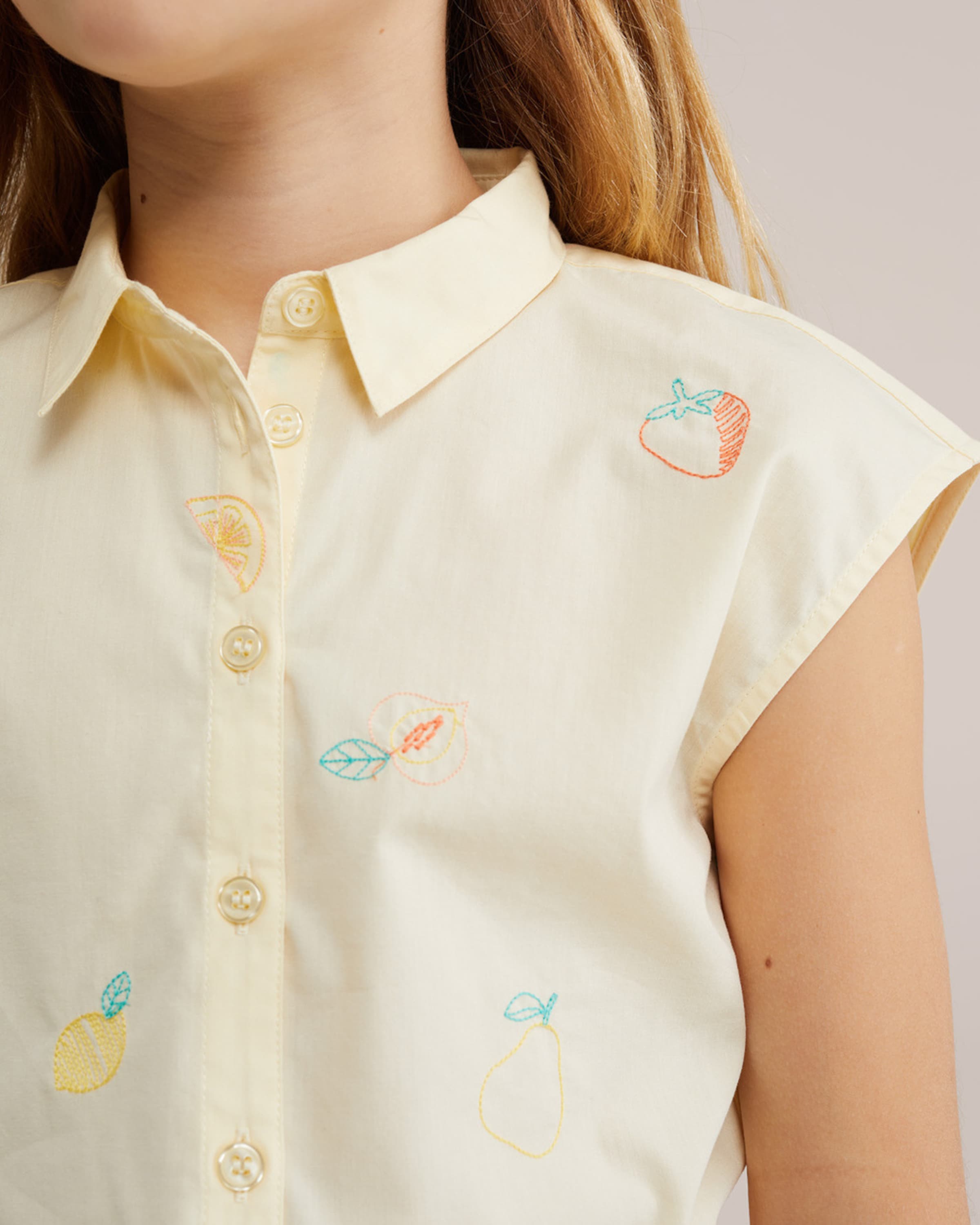 WE Fashion Bluse i gul