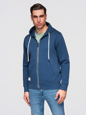 Ombre Sweatshirt 'OM-SSBZ-0272' in Blauw: voorkant