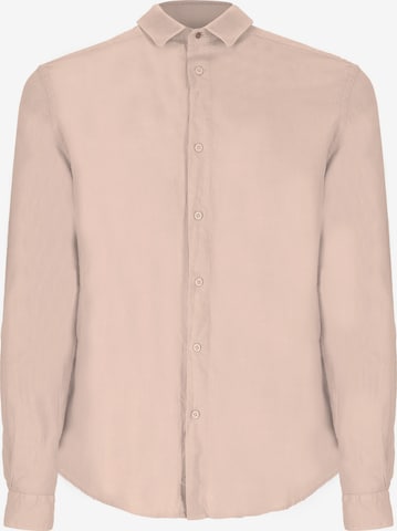 Distretto12 Overhemd 'Alonso' in Beige: voorkant