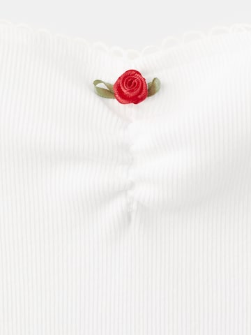 MANGO Top 'ROSE' - Biela