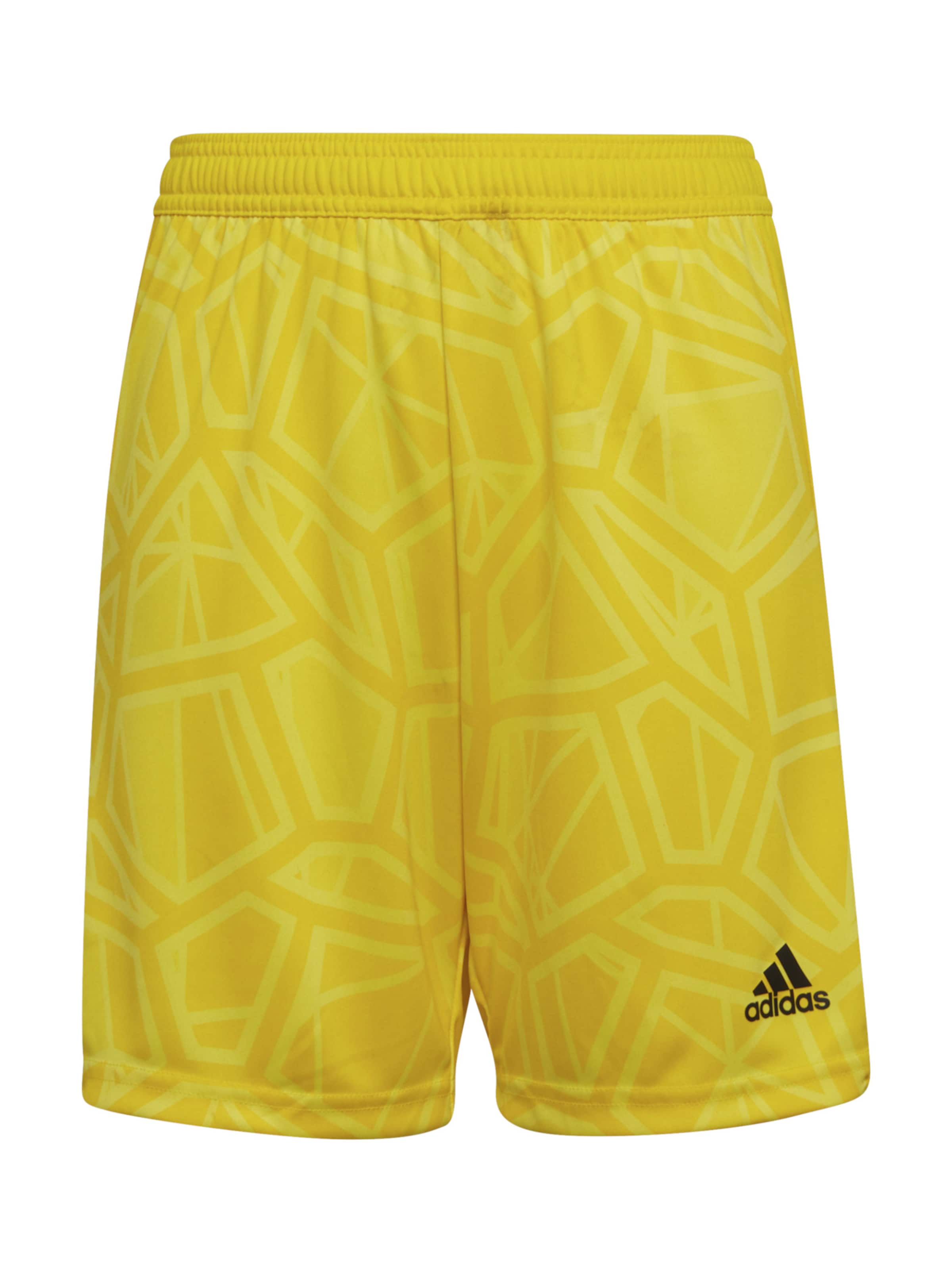 ADIDAS PERFORMANCE Regular Workout Pants in Yellow: front