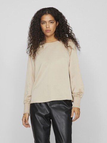 VILA Blouse in Beige: voorkant