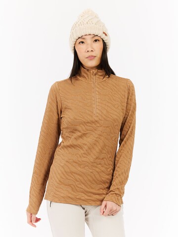 PROTEST Athletic Sweatshirt 'PRTShirley' in Brown