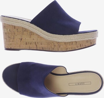 ESPRIT Sandals & High-Heeled Sandals in 40 in Blue: front