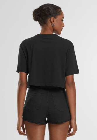 T-shirt oversize 'Cherry Bomb' Miss Tee en noir