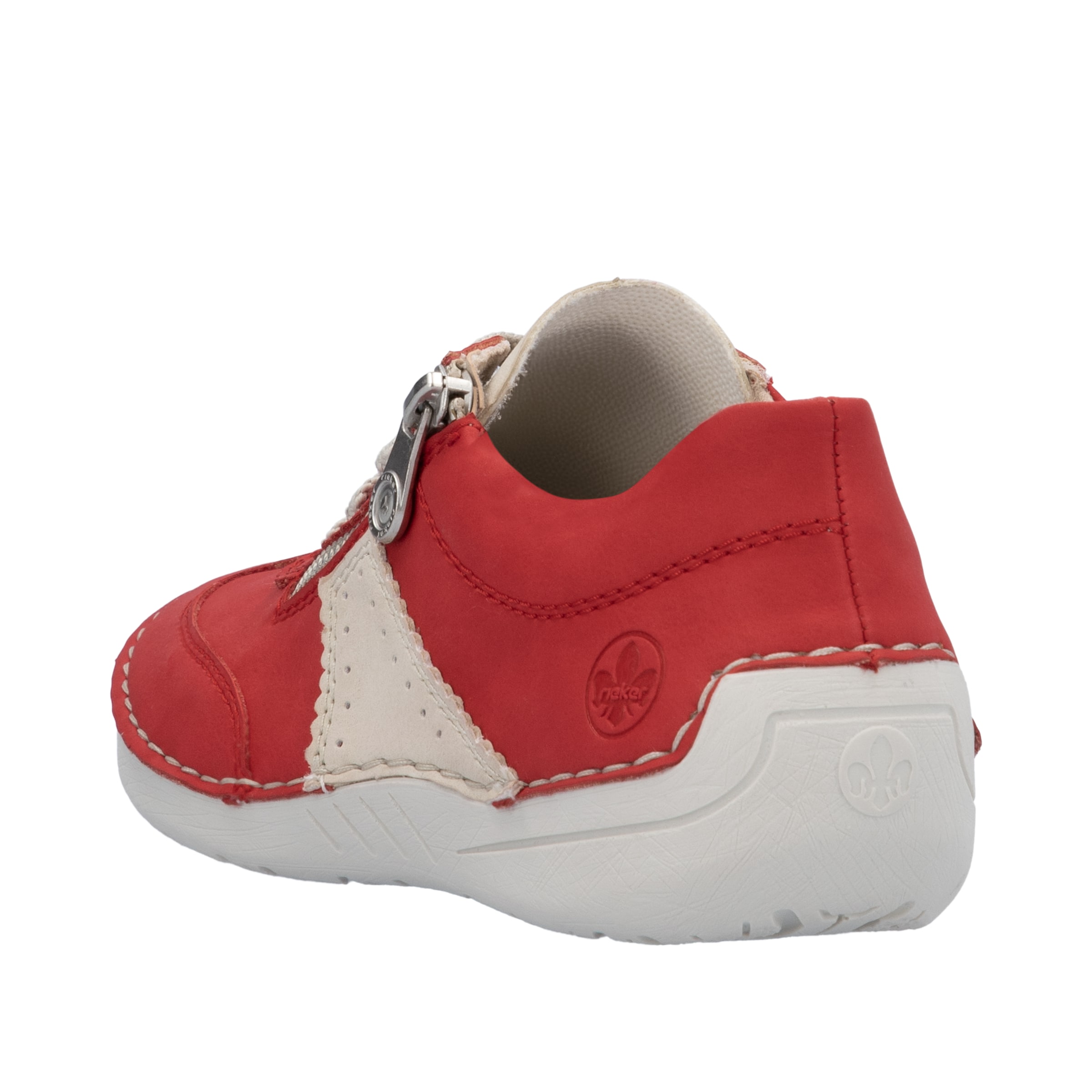 Chaussure de sport à lacets Rieker en rouge