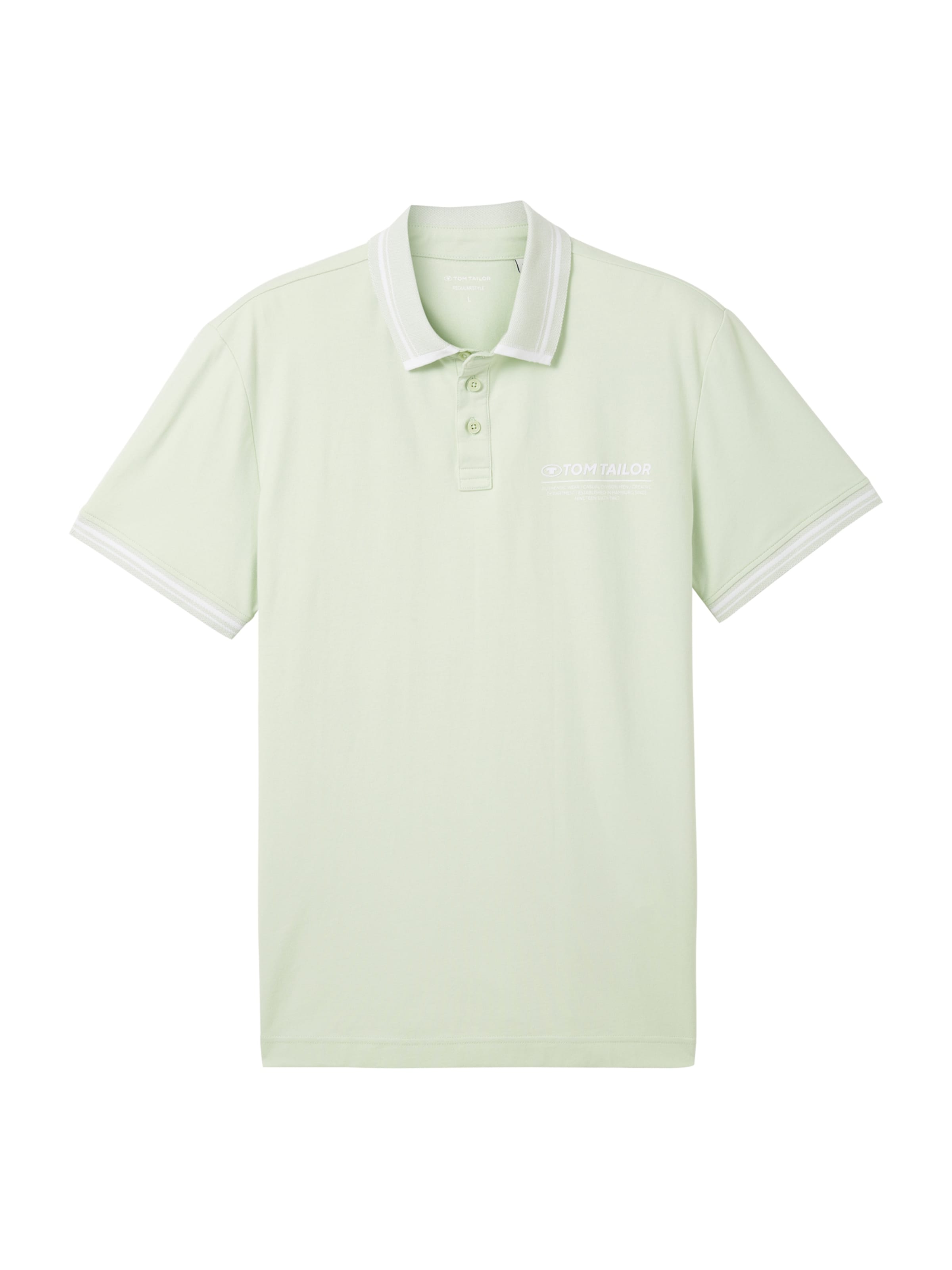 T-Shirt TOM TAILOR en vert : devant