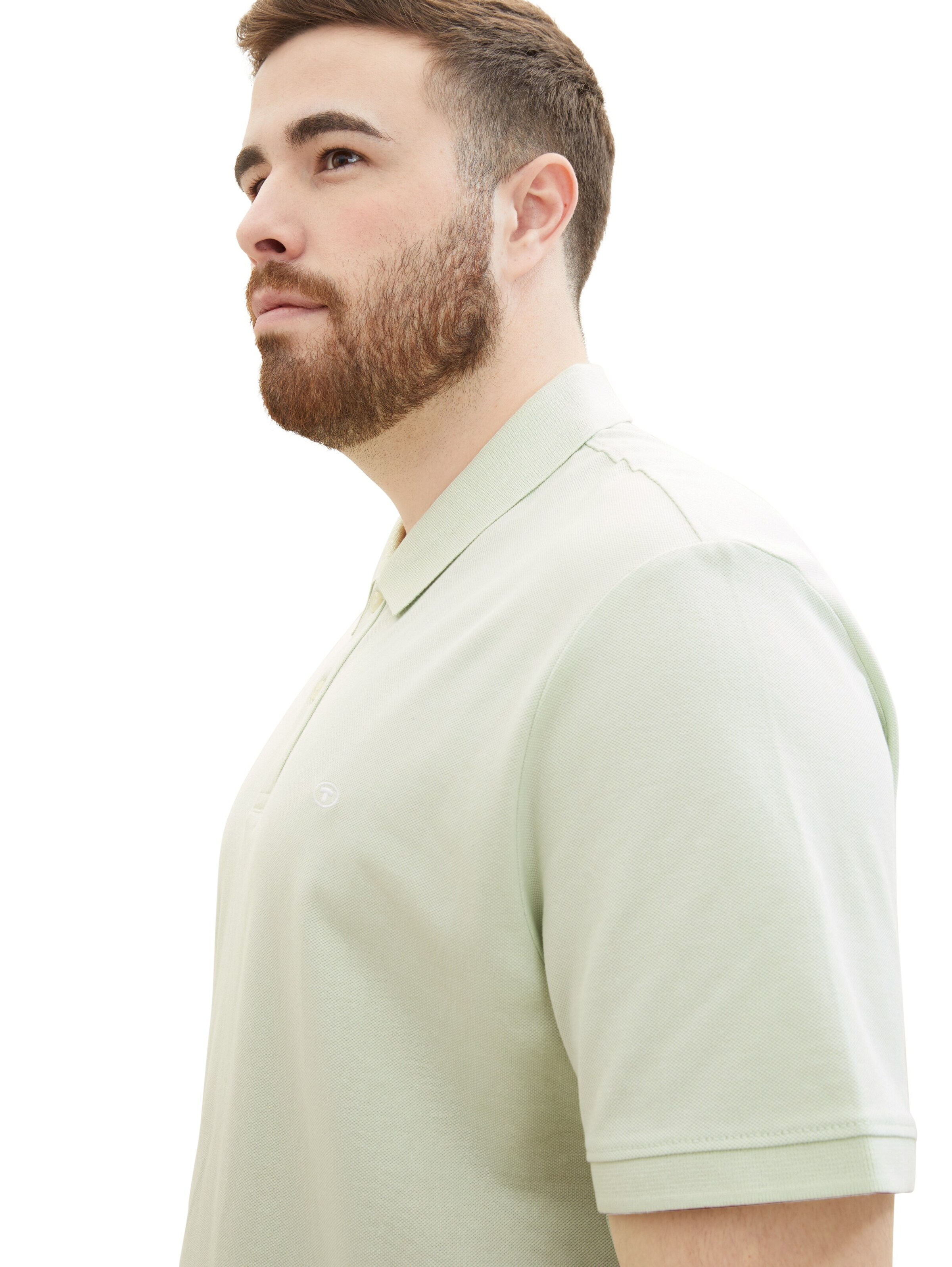 TOM TAILOR Men + Shirt in Grey