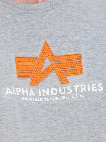 T-Shirt ALPHA INDUSTRIES en gris