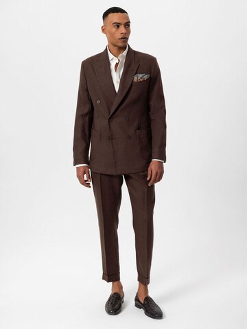 Antioch Regular fit Business-colbert in Bruin