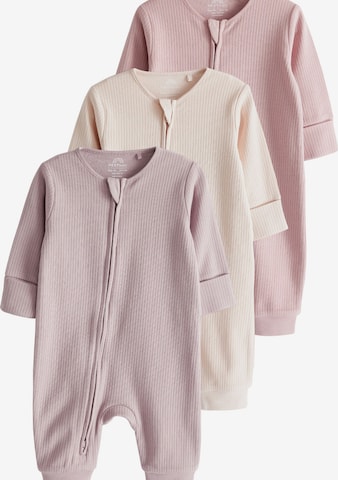 Pijamale de la Next pe roz: față