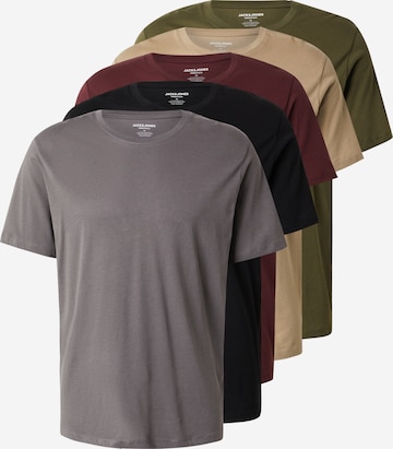 JACK & JONES Särk 'JJEORGANIC', värv beež: eest vaates