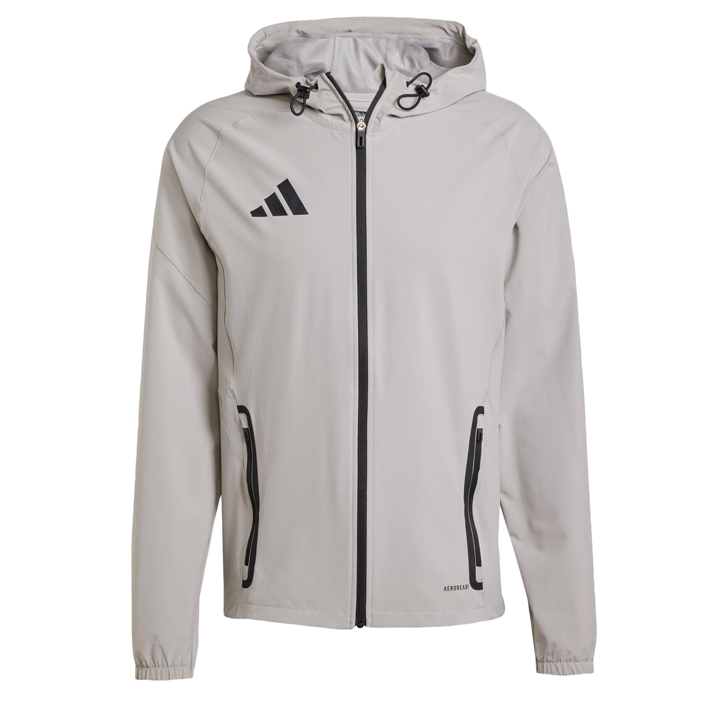 ADIDAS PERFORMANCE Sportjacke 'Tiro 25' in Grau: Vorderseite