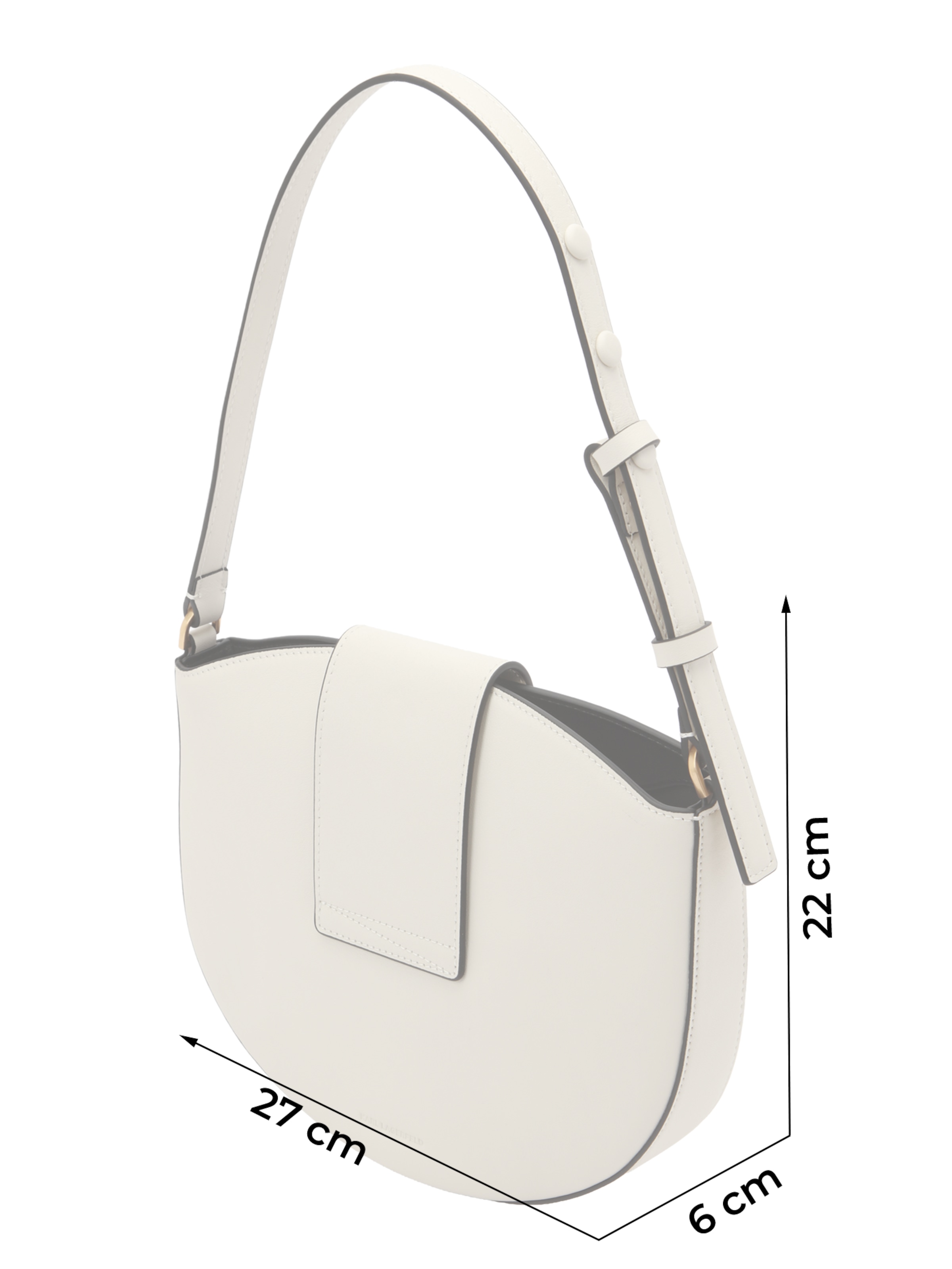 Karl Lagerfeld Τσάντα ώμου σε λευκό