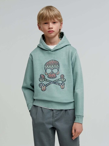 Scalpers Свитшот 'Kilim Skull' в Синий: спереди