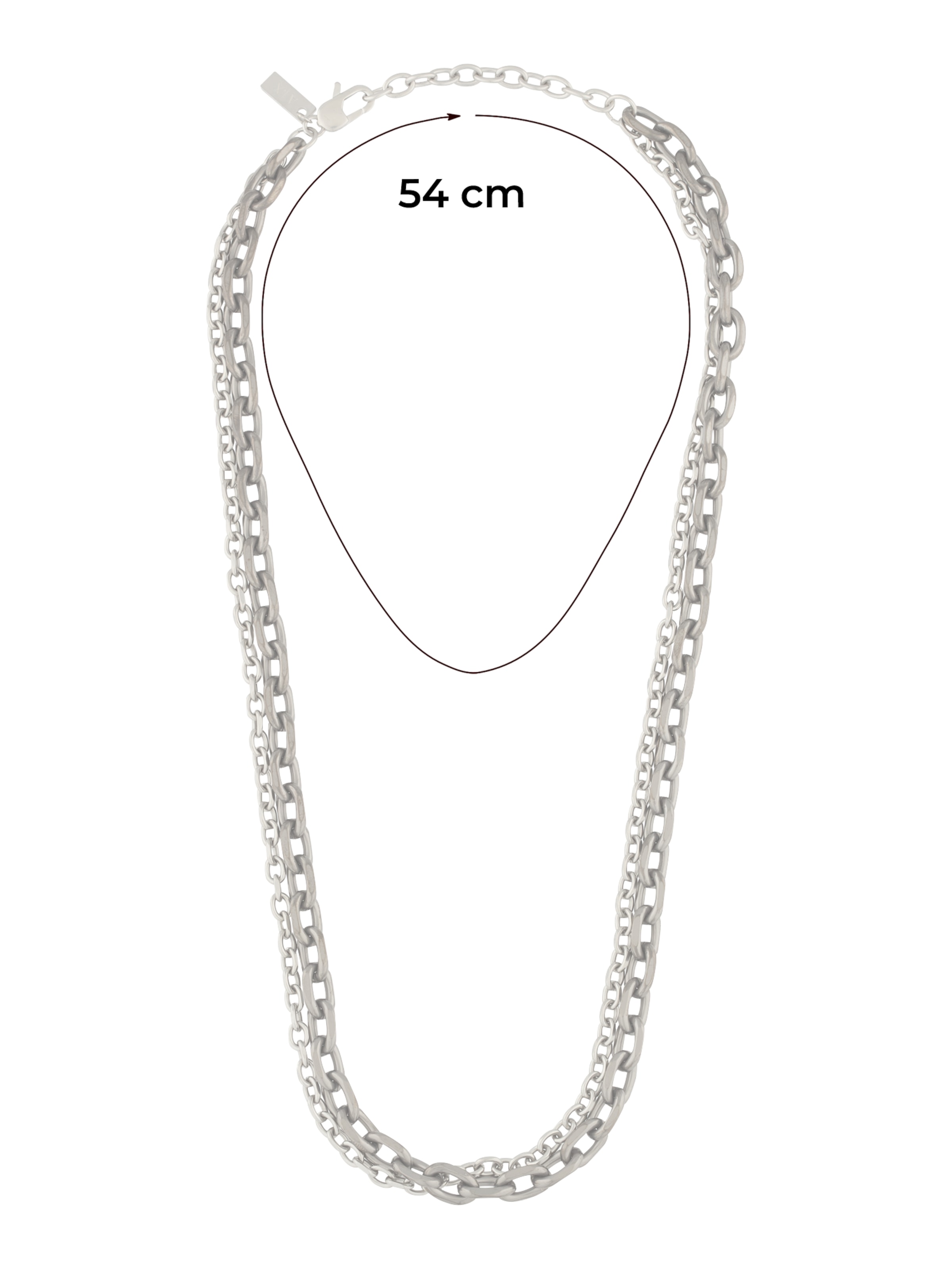 Lanțuri de la ARMANI EXCHANGE pe argintiu