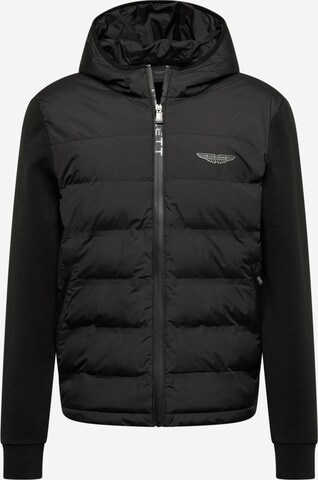 Hackett London Between-Season Jacket in Black: front