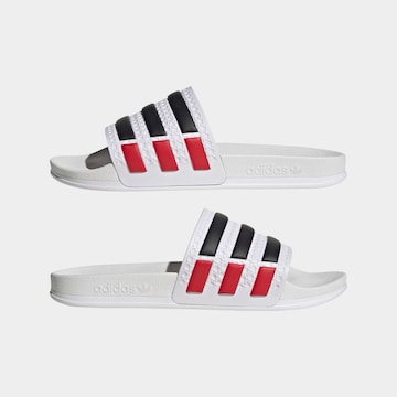 ADIDAS ORIGINALS Šľapky 'ADILETTE' - Biela