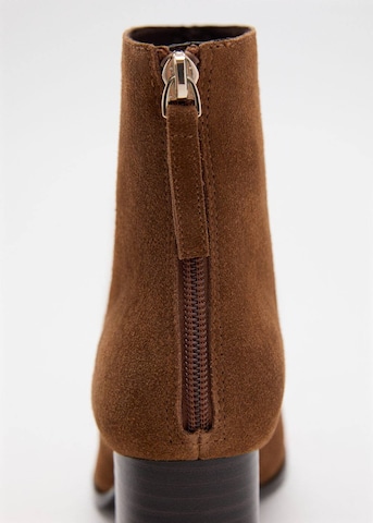 MANGO Stiefelette 'Glorious' in Braun