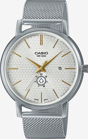 CASIO Analog Watch in Silver: front