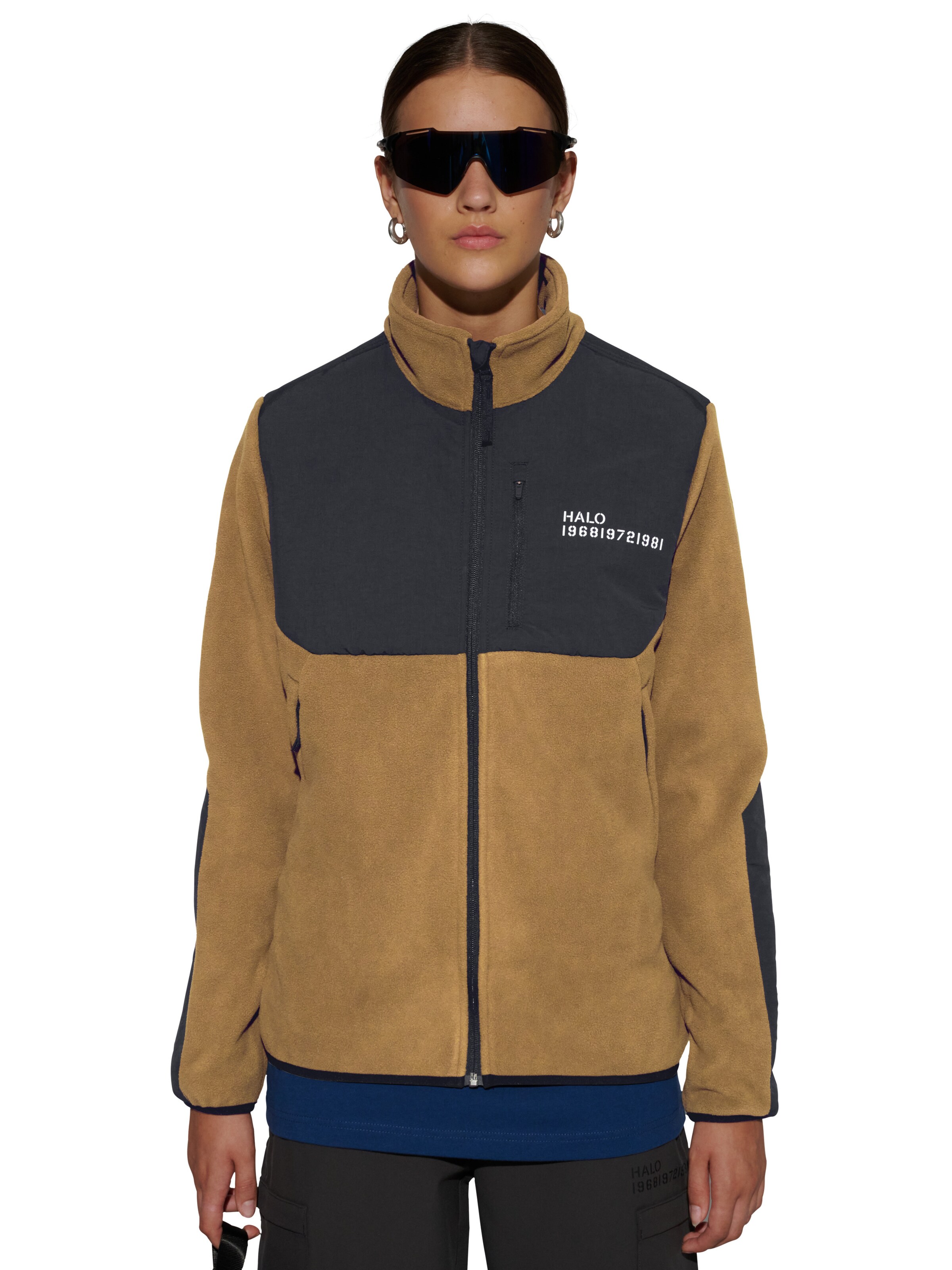 HALO Fleecejacke in Braun