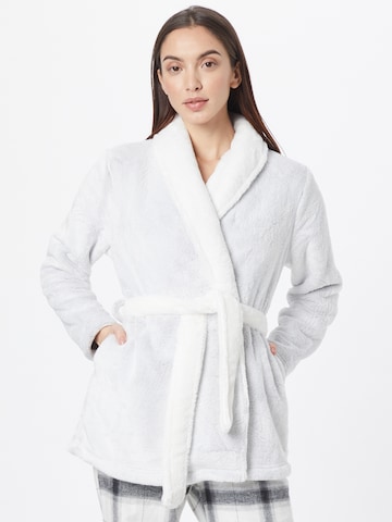 ETAM Short Bathrobe 'SUMUM' in Grey: front