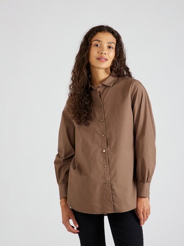 VERO MODA Blouse 'ELLA' in Brown: front