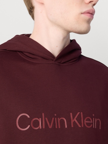 Felpa di Calvin Klein in rosso
