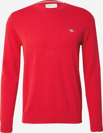 GANT Πουλόβερ 'Classic' σε κόκκινο: μπροστά